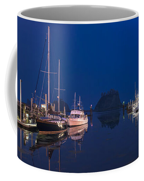 Ship Coffee Mug featuring the photograph Quiet Harbor by Jon Glaser