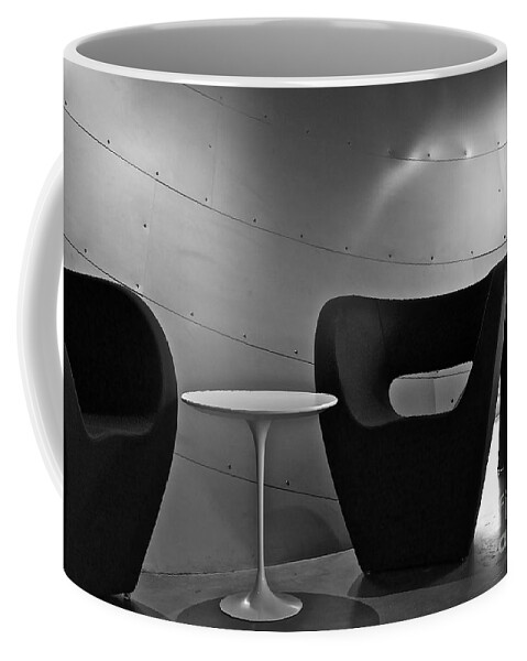 Chairs Coffee Mug featuring the photograph Quiet Zone by Linda Bianic