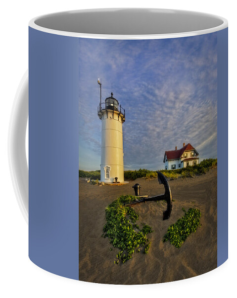 Race Point Lighthouse Coffee Mug featuring the photograph Race Point Lighthouse by Susan Candelario
