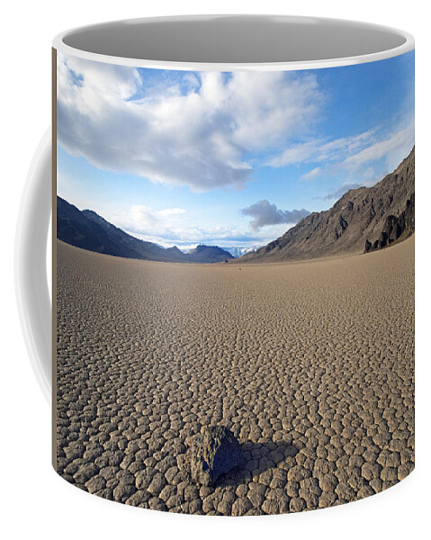 Sliding Rocks Coffee Mug featuring the photograph Racetrack Playa Death Valley by Joe Schofield