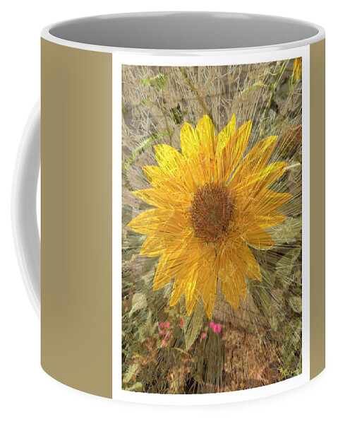 Sunflower Coffee Mug featuring the photograph Radiant by Peggy Dietz