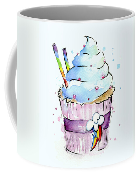 Rainbow-Dash-Themed Cupcake Coffee Mug by Olga Shvartsur - Pixels