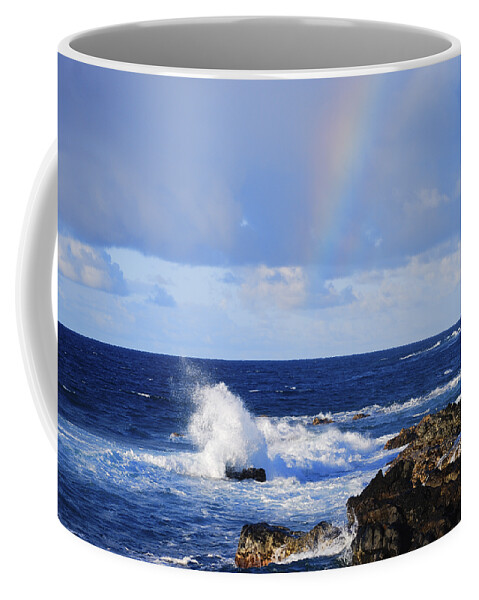 Blue Water Coffee Mug featuring the photograph Rainbow Snippet by Christi Kraft