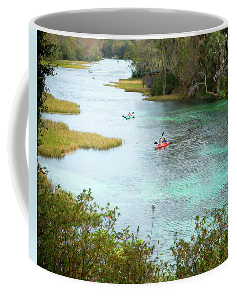 Adventure Coffee Mug featuring the photograph Rainbow Springs State Park, Fl by Ron Koeberer