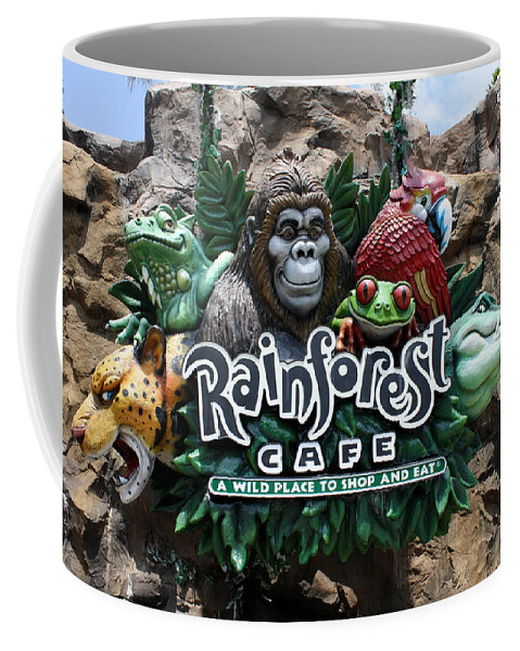 Rainforest Cafe Coffee Mug featuring the photograph Rainforest by David Nicholls