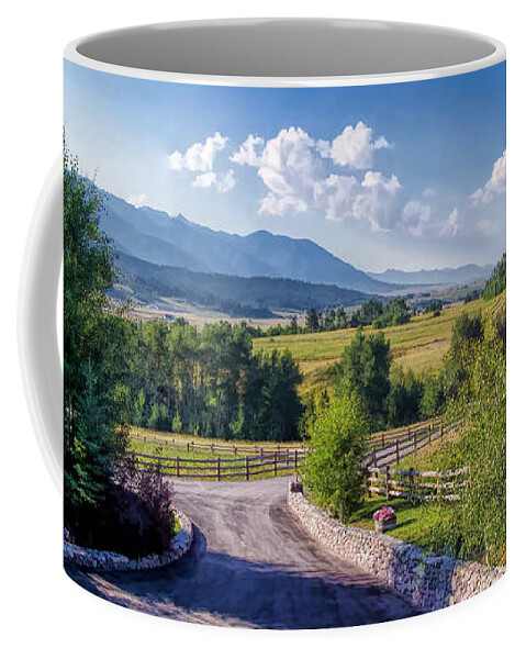 Wyoming Coffee Mug featuring the photograph Ranch 1 by Dawn Eshelman