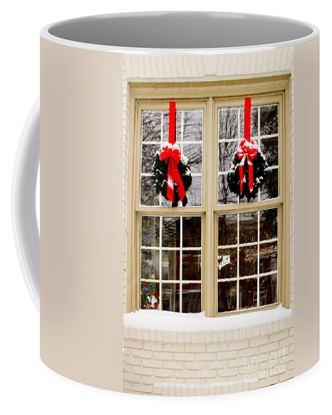 Window Coffee Mug featuring the photograph Ready for Christmas by Thomas Marchessault