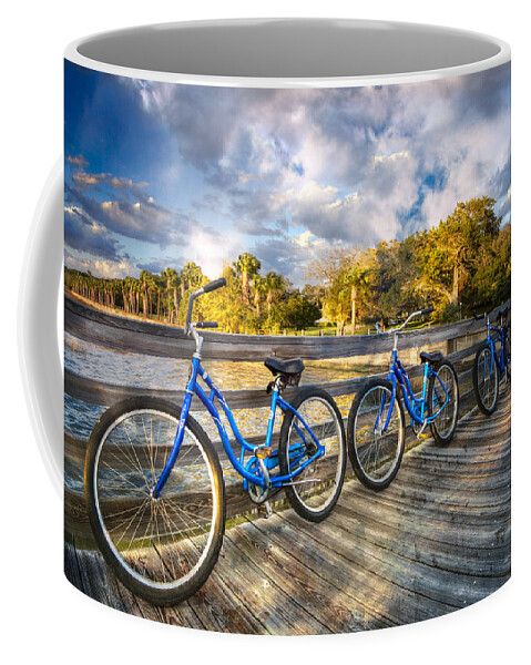 Clouds Coffee Mug featuring the photograph Ready to Ride by Debra and Dave Vanderlaan