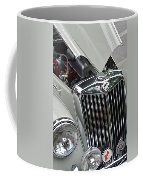 Automobiles Coffee Mug featuring the photograph Real M G by John Schneider