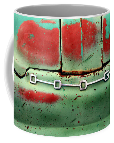 Steven Bateson Coffee Mug featuring the photograph Red and Green Dodge by Steven Bateson