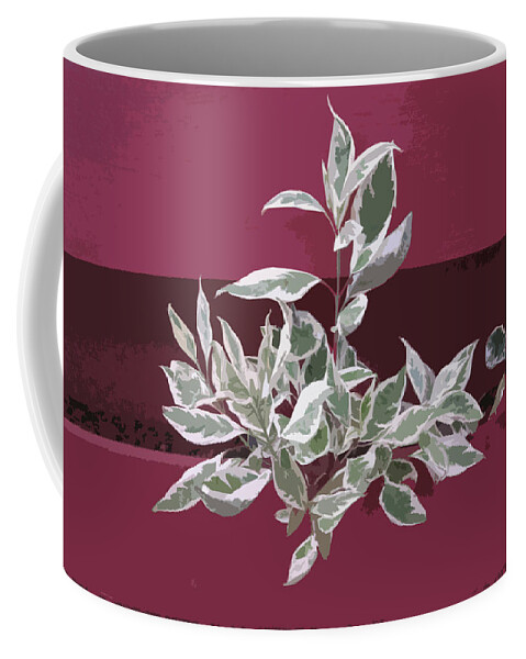 Red Fence Coffee Mug featuring the photograph Red Fence by Donald S Hall