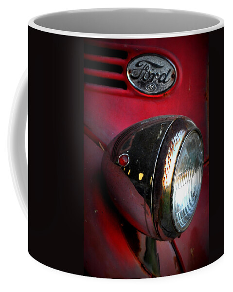 Ford Truck Coffee Mug featuring the photograph Red Ford by Stacy Abbott