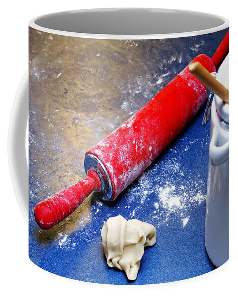 Texas Coffee Mug featuring the photograph Red Rolling Pin by Erich Grant