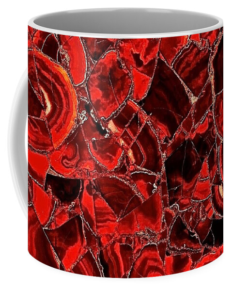 Red Coffee Mug featuring the photograph Redder Than Red by Debra Amerson