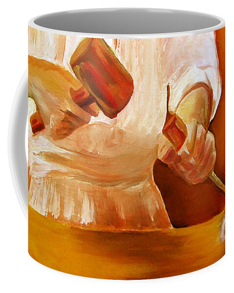 Refine My Heart Coffee Mug featuring the painting Refine My heart by Jennifer Page