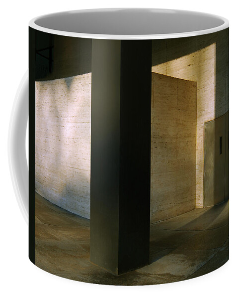 Building Coffee Mug featuring the photograph Reflected Light and Shadow by Rick Shea