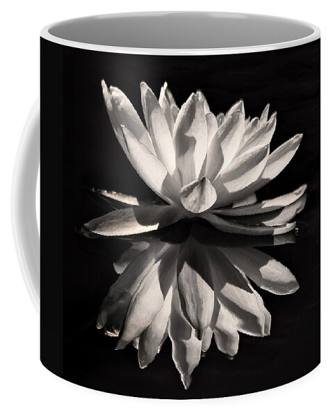 Fine Art Photography Coffee Mug featuring the photograph Reflecting on a Dark Pond by Carol Eade