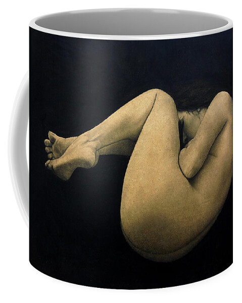 Regression Coffee Mug featuring the painting Regression by Lynet McDonald