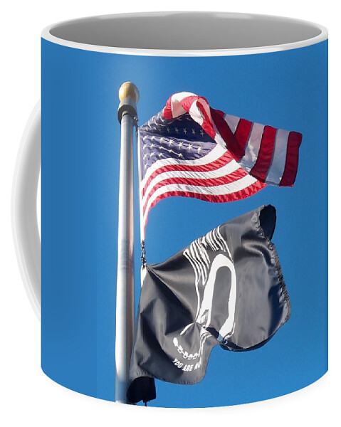 Patriotic Coffee Mug featuring the photograph Remember by Caroline Stella