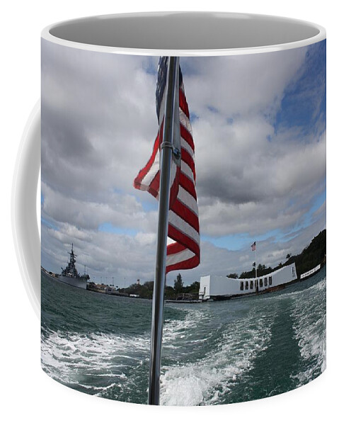 Pearl Harbor Coffee Mug featuring the photograph Remember - Pearl Harbor by Veronica Batterson