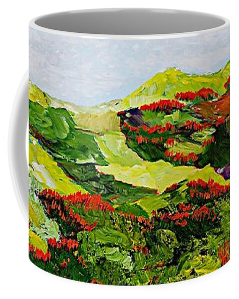 Landscape Coffee Mug featuring the painting Renewal by Allan P Friedlander