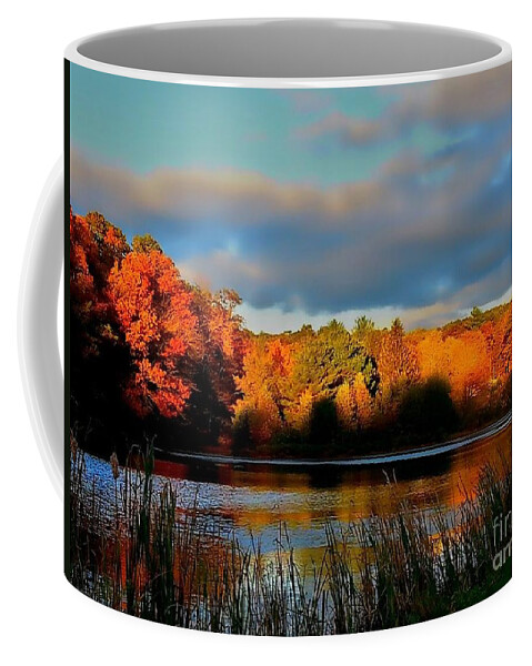 Autumn Coffee Mug featuring the photograph Resonate by Dani McEvoy