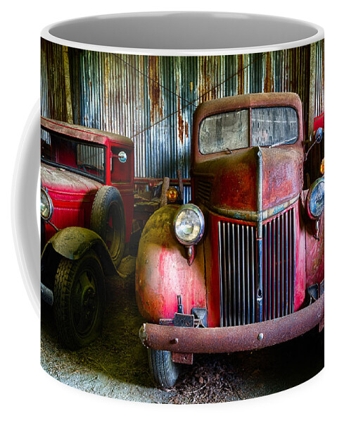 Hdr Coffee Mug featuring the photograph Retired by Georgette Grossman
