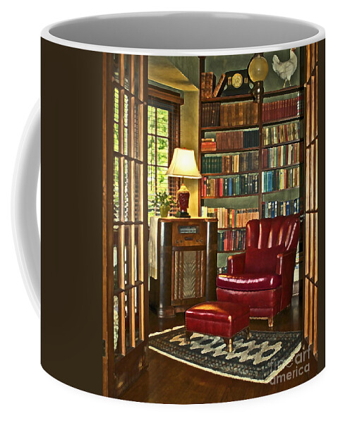 Library Coffee Mug featuring the photograph Retreat by Gwyn Newcombe