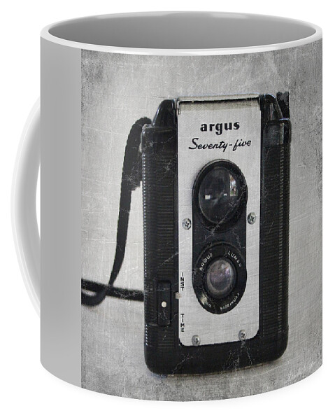 Camera Coffee Mug featuring the photograph Retro Camera by Linda Woods
