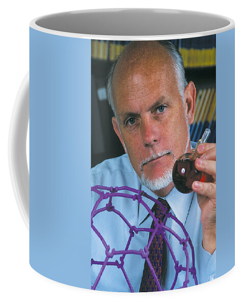 Science Coffee Mug featuring the photograph Richard E. Smalley 1996 Nobel Prize by Science Source