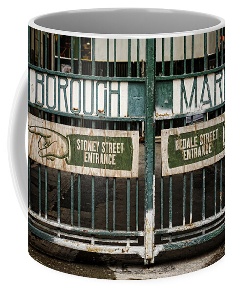 Borough Market Coffee Mug featuring the photograph Right or Left by Heather Applegate