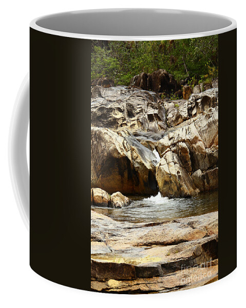 Belize Coffee Mug featuring the photograph Rio On Pools by Kathy McClure