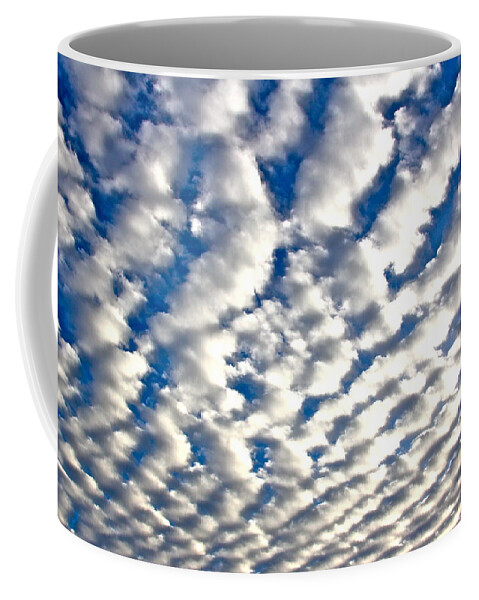 Cloud Coffee Mug featuring the photograph Rippling Clouds by Liz Vernand