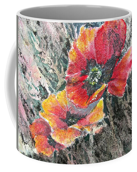 Watercolor Coffee Mug featuring the painting Rising Above by Carolyn Rosenberger