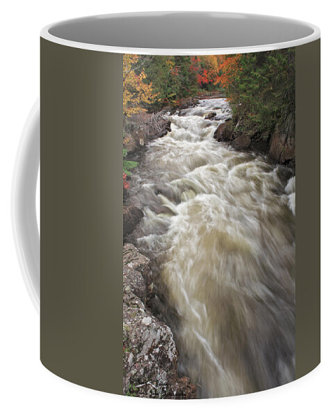 Waterfall Coffee Mug featuring the photograph Riviere Du Diable by Hany J