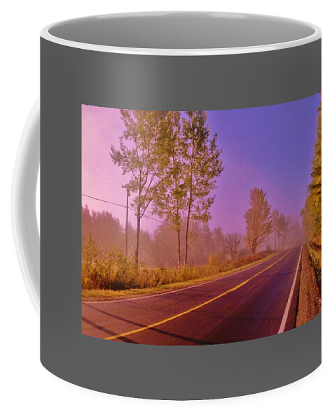 Sunrise Coffee Mug featuring the photograph Road to... by Daniel Thompson