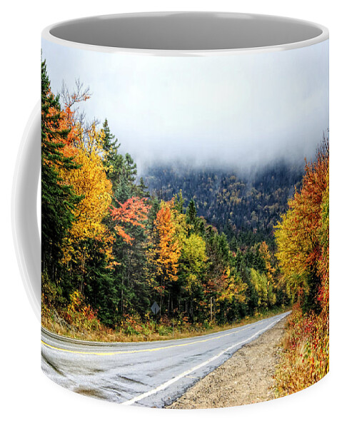 Road Coffee Mug featuring the photograph Road To The Clouds by David Birchall