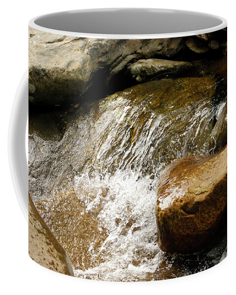 Clear Water Coffee Mug featuring the photograph Rocky Waters by Christi Kraft