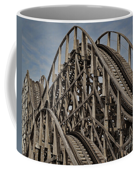 Ron Roberts Coffee Mug featuring the photograph Roller coaster by Ron Roberts