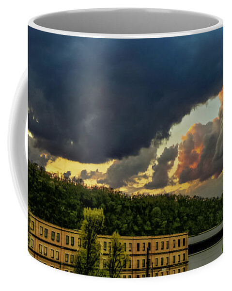 Storm Coffee Mug featuring the photograph Storm Clouds Rolling In by Charlie Cliques