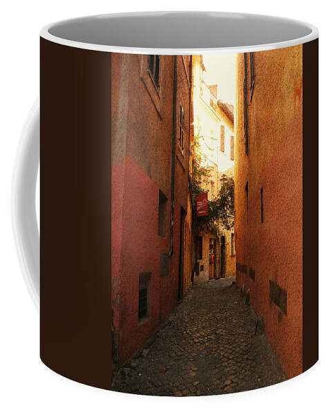 Rome Coffee Mug featuring the photograph Romano Cartolina by Micki Findlay
