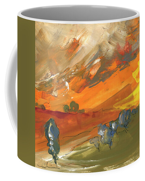 Travel Coffee Mug featuring the painting Ronda 02 by Miki De Goodaboom