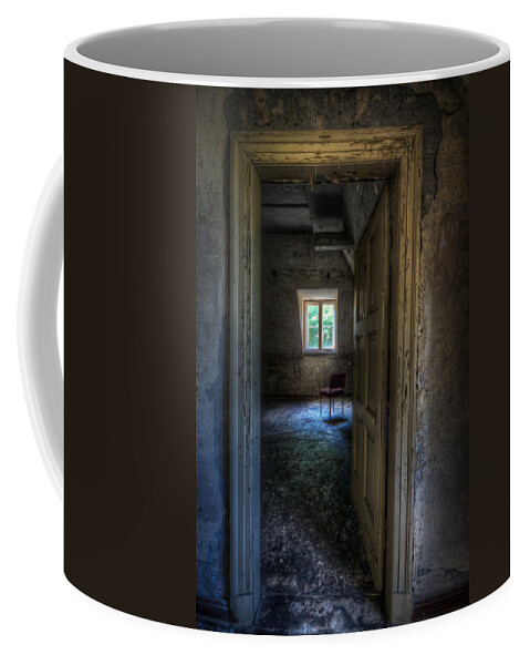 Forgotten Coffee Mug featuring the digital art Room for one by Nathan Wright