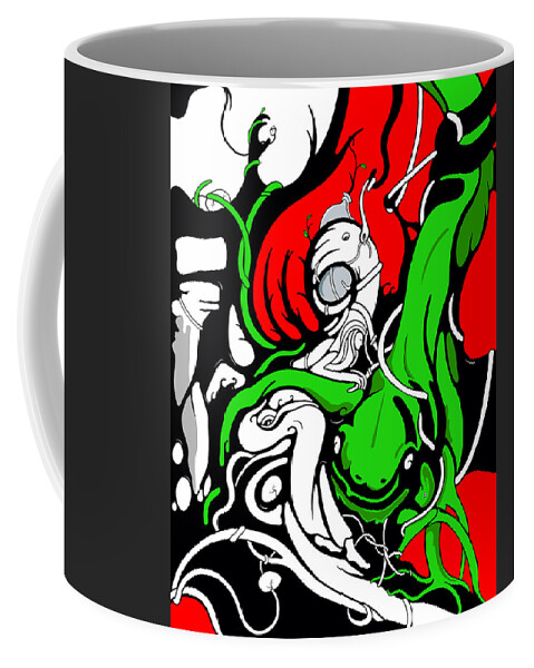 Female Coffee Mug featuring the digital art Roots by Craig Tilley