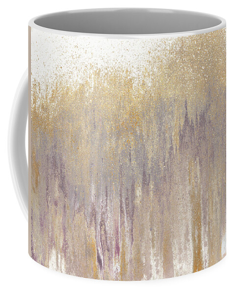 Rose Coffee Mug featuring the mixed media Rose Gold Expression by Roberto Gonzalez