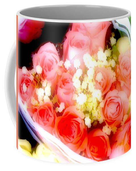Roses Coffee Mug featuring the photograph Roses Are Red by Ira Shander