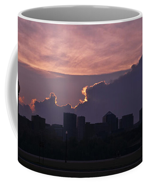 Skyline Coffee Mug featuring the photograph Rosslyn Skyline by Deborah Klubertanz