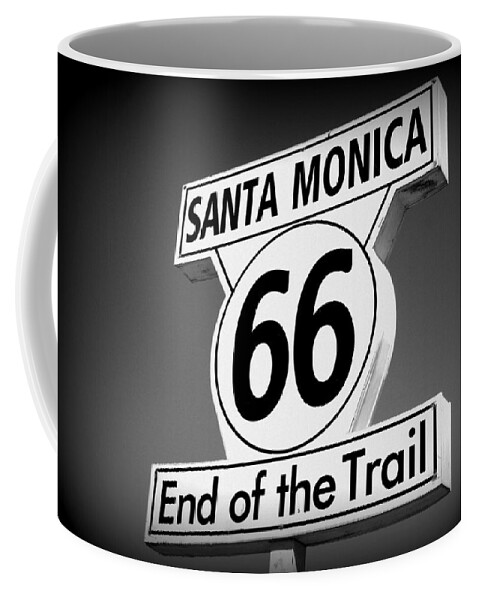 Santa Monica Coffee Mug featuring the photograph Route 66 by David Nicholls