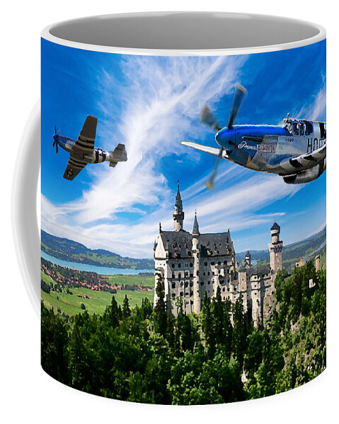 352nd Fighter Group Coffee Mug featuring the digital art Royal Ascent by Mark Donoghue