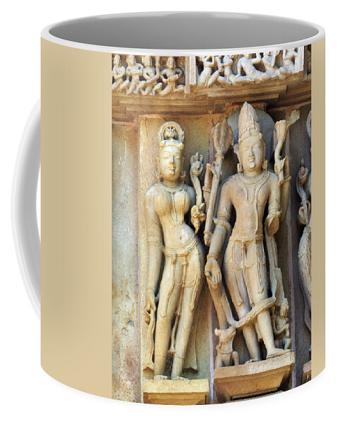 Royal Couple Coffee Mug featuring the photograph Royal Couple in Stone by C H Apperson